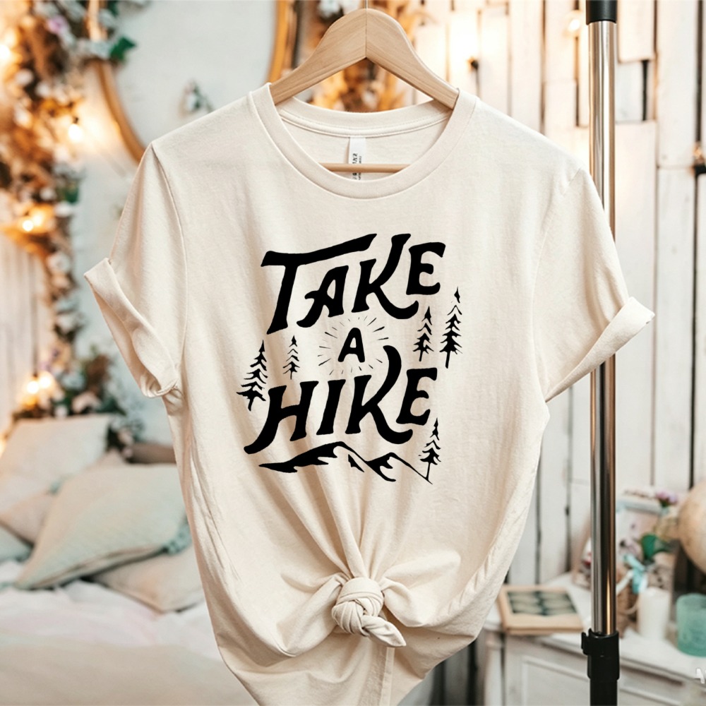Outdoor Adventure Quotes Short - Take A Hike Pine Tree Mountain