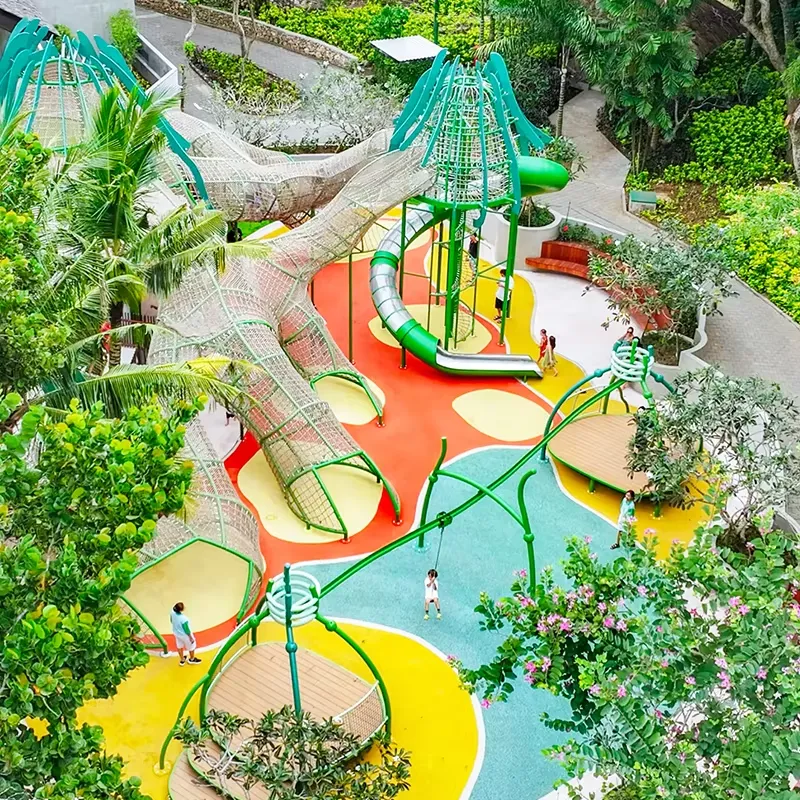 Outdoor Adventure Resorts - Custom Outdoor Adventure Playground Resort Rope