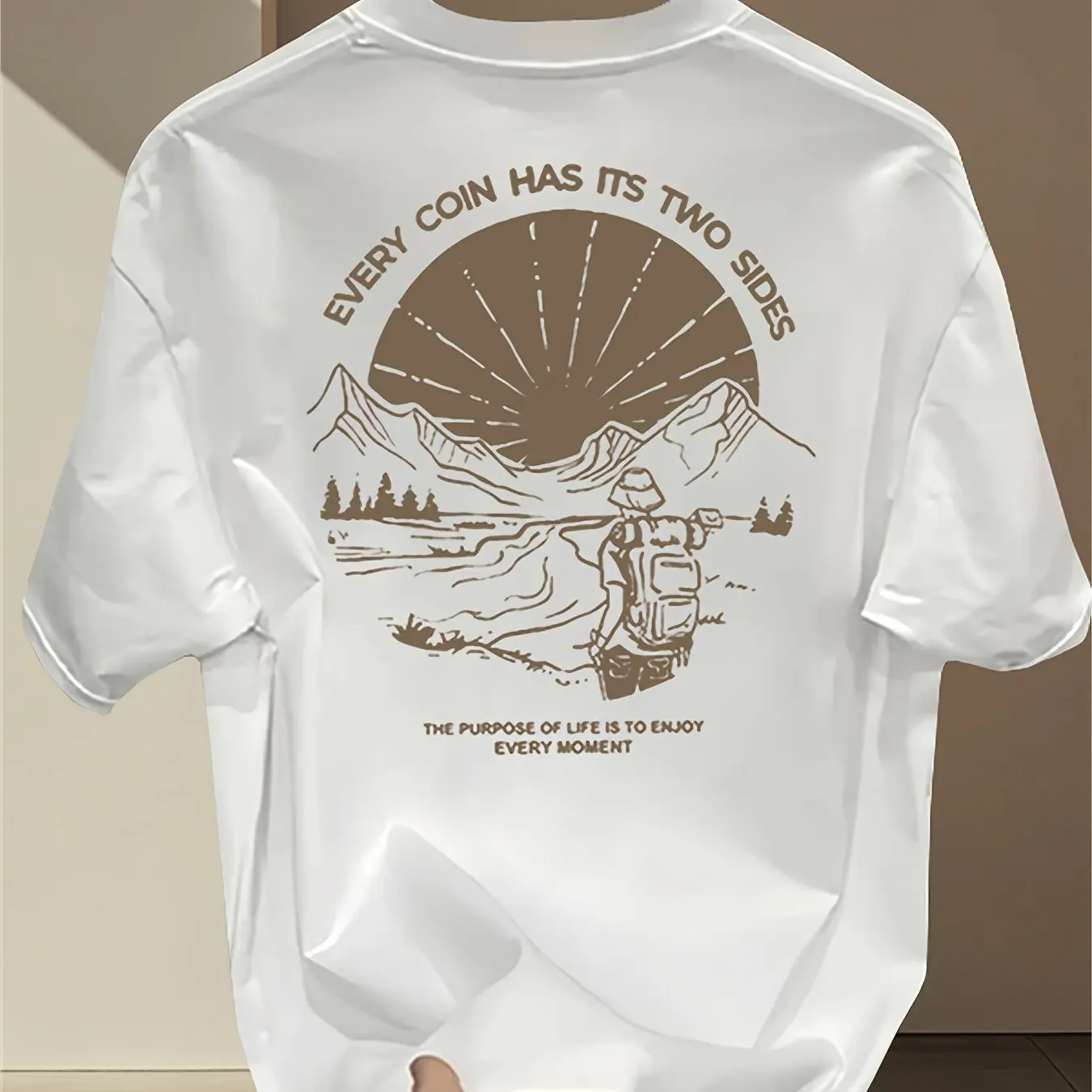 Vintage Mountain Hiking Graphi - Outdoor Adventure Quotes Short ulasan dan harga