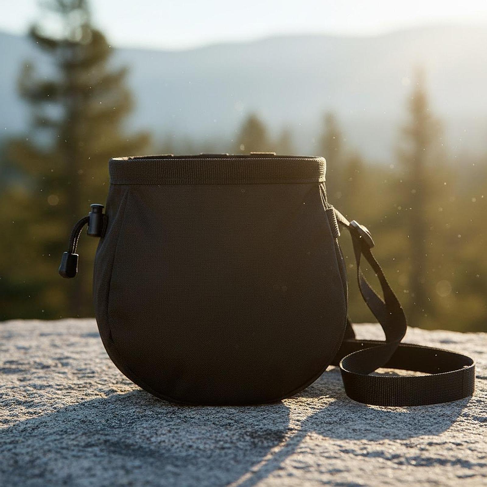 Chalk Bag for Rock Climbing Ad - Harness Climbing Adjustable ulasan dan harga