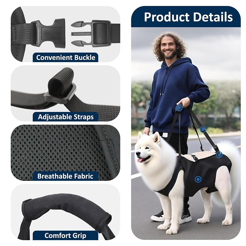 Dog Stair Assistance Leash Eld - Harness Climbing Adjustable ulasan dan harga