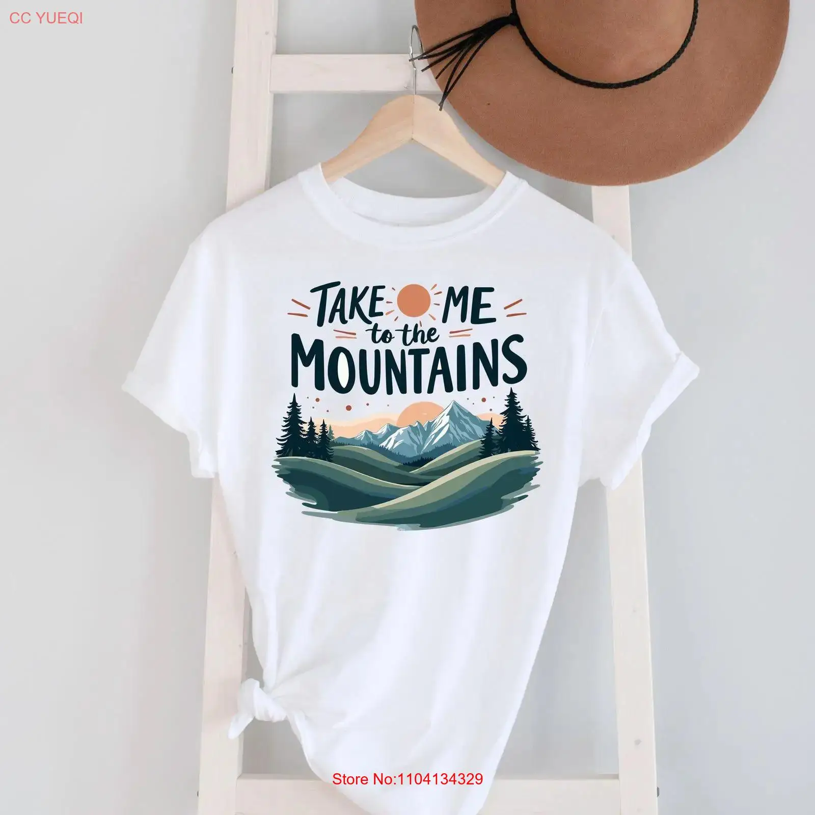 Take me to the mountains T Shi - Outdoor Adventure Quotes Short ulasan dan harga