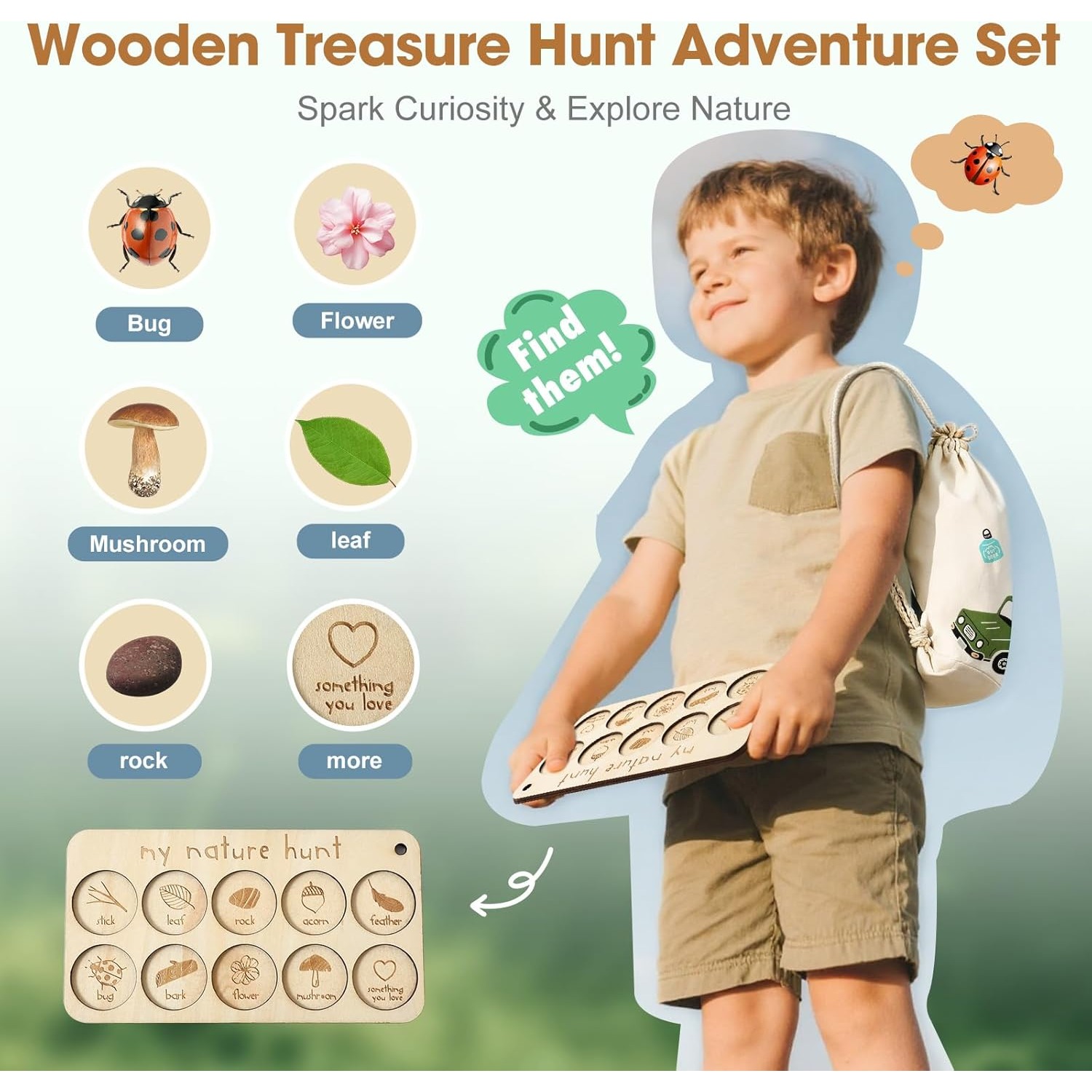 Bug Catcher Kit for Kids with  - Outdoor Adventure Learning ulasan dan harga
