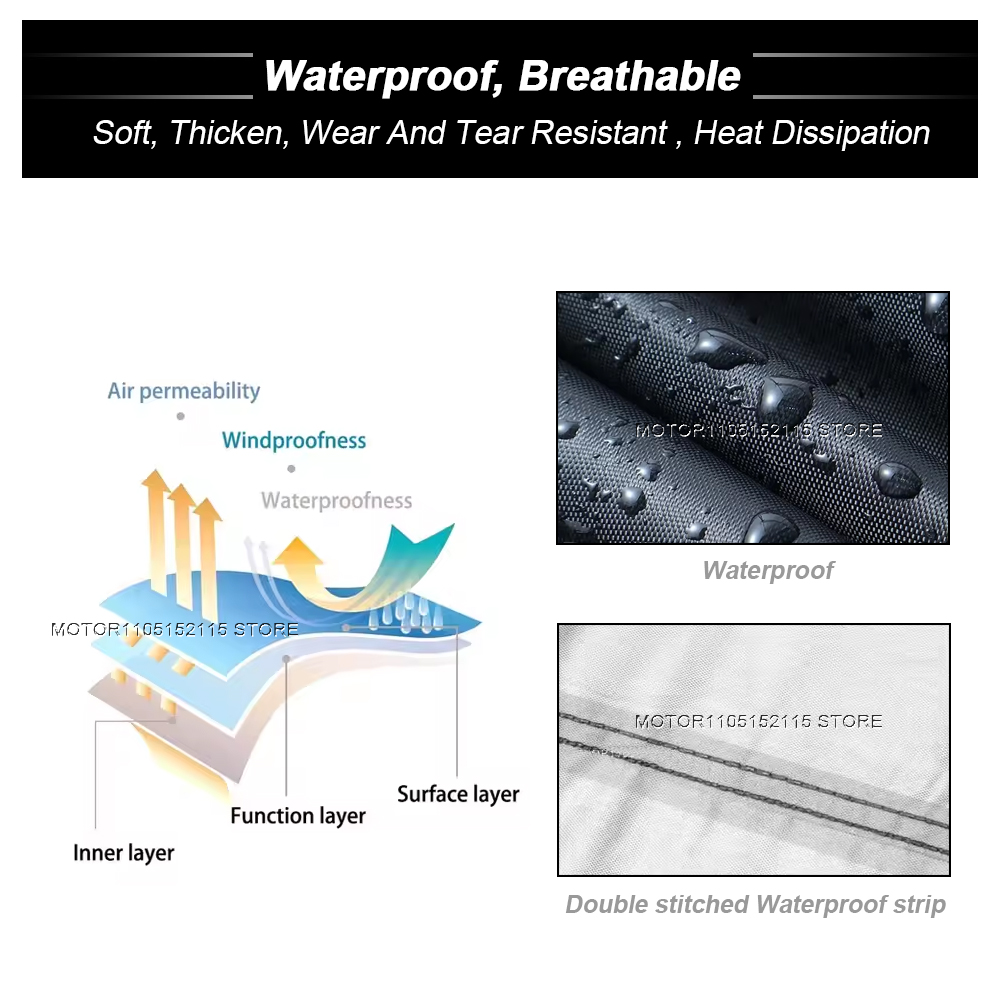 NEW Motorcycle Cover Waterproo - Outdoor Adventure Uva ulasan dan harga